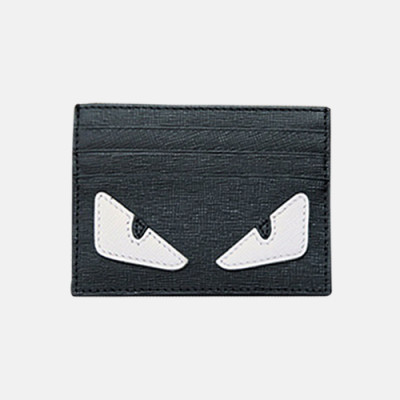 Fendi 2019 Leather Card Purse - 펜디 남여공용 레더 카드 퍼스 FENW0022.Size(10.5cm).블랙