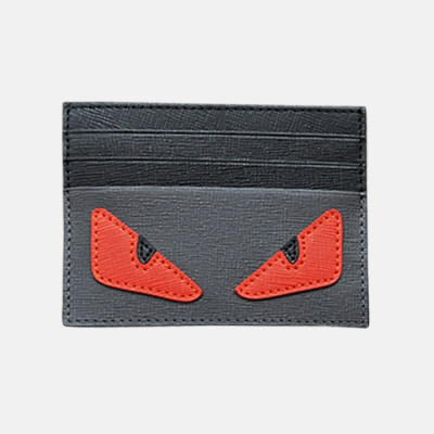 Fendi 2019 Leather Card Purse - 펜디 남여공용 레더 카드 퍼스 FENW0025.Size(10.5cm).블랙