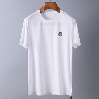 Versace 2019 Mens Medusa Cotton Short Sleeved Tshirt - 베르사체 남성 메두사 코튼 반팔티 Ver0240x.Size(m - 2xl).2컬러(블랙/화이트)