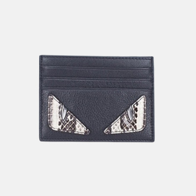 Fendi 2019 Leather Card Purse - 펜디 남여공용 레더 카드 퍼스 FENW0045.Size(10.5cm).블랙