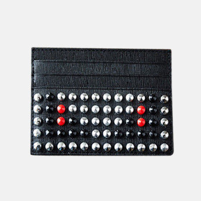 Fendi 2019 Leather Card Purse - 펜디 남여공용 레더 카드 퍼스 FENW0071.Size(10.5cm).블랙