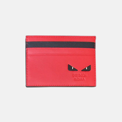Fendi 2019 Leather Card Purse - 펜디 남여공용 레더 카드 퍼스 FENW0073.Size(10.5cm).레드