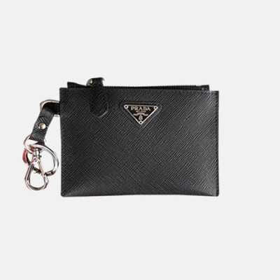 Prada 2019 Saffiano Card Purse / Wallet / Key Holder  1TT080  - 프라다 사피아노 남여공용 카드 퍼스/지갑/키 홀더 PRAW0009,12CM.블랙