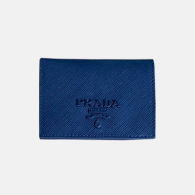 Prada 2019 Saffiano Wallet IMV204 - 프라다 사피아노 여성용 반지갑 PRAW0031. 11CM.블루