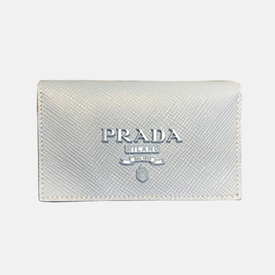 Prada 2019 Saffiano Card Holder 1MC122 - 프라다 사피아노 남여공용 카드 홀더 PRAW0035. 11CM.스카이블루