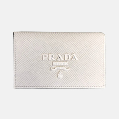 Prada 2019 Saffiano Card Holder 1MC122 - 프라다 사피아노 남여공용 카드 홀더 PRAW0042. 11CM.화이트