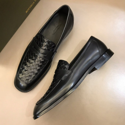 [커스텀급]Bottega Veneta 2019 Mens Business Leather Penny Loafer - 보테가베네타 남성 비지니스 레더 페니 로퍼  Bot0074x.Size(245 - 265).블랙