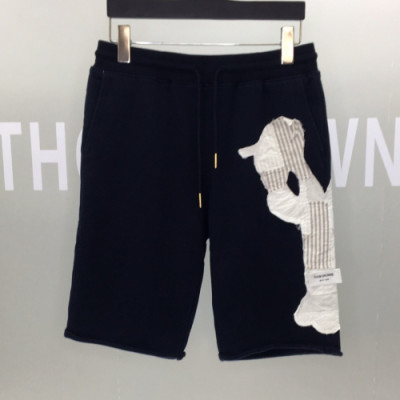 Thom Browne 2019 Mens Casual Logo Training Short Pants - 톰브라운 남성 캐쥬얼 로고 트레이닝 반바지 Tho0110x.Size(s - 3xl).네이비