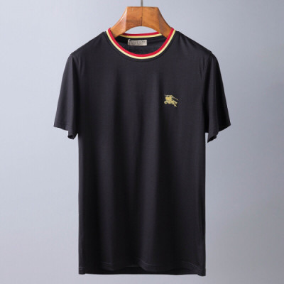 [매장판]Burberry 2019 Mens Classic Logo Cotton Short Sleeved Tshirt - 버버리 남성 클래식 로고 코튼 반팔티 Bur0814x.Size(m - 3xl).2컬러(블랙/화이트)