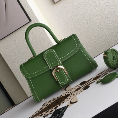 Delvaux 2019 Leather Tote Shoulder Bag,28s CM - 델보 2019 레더 토트 숄더백,DVB0109.28s CM,그린