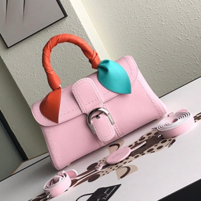 Delvaux 2019 Leather Tote Shoulder Bag,28s CM - 델보 2019 레더 토트 숄더백,DVB0124.28s CM,핑크