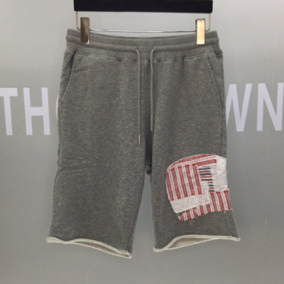 Thom Browne 2019 Mens Casual Logo Training Short Pants - 톰브라운 남성 캐쥬얼 로고 트레이닝 반바지 Tho0118x.Size(s - 3xl).그레이
