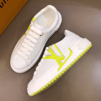 Louis Vuitton 2019 Womens Initial Logo Lambskin Sneakers  - 루이비통 여성 이니셜 로고 램스킨 스니커즈 Lou01086x.Size(225 - 245).레몬