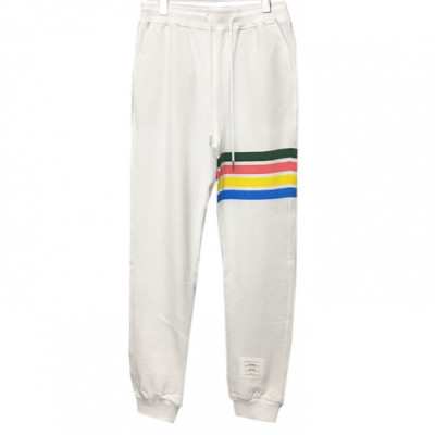 Thom Browne 2019 Mens Logo Cotton Trainning Pants - 톰브라운 남성 로고 코튼 트레이닝 팬츠 Tho0125x.Size(m - xl).화이트