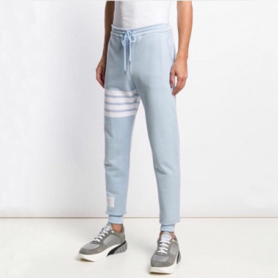 Thom Browne 2019 Mens Logo Cotton Trainning Pants - 톰브라운 남성 로고 코튼 트레이닝 팬츠 Tho0145x.Size(s - 3xl).스카이블루