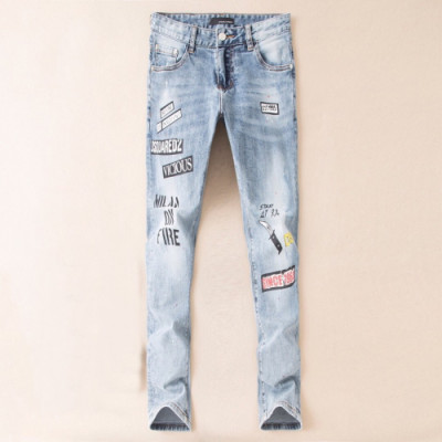 Dsquared2 2019 Mens Slim Fit Denim Pants - 디스퀘어드2 남성 슬림핏 데님 팬츠 Dsq0021x.Size(28 - 38).블루