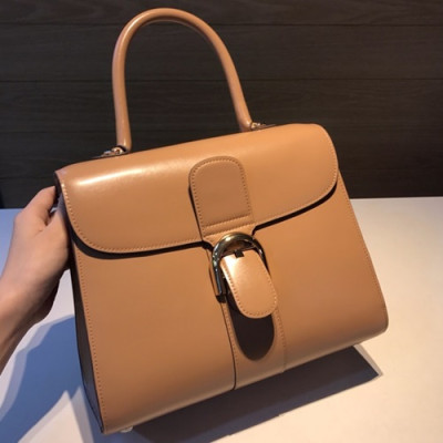 Delvaux 2019 Brillant Magic Leather Tote Shoulder Bag,28 CM - 델보 2019 브리앙 매직 레더 토트 숄더백,DVB0237.28 CM,카멜