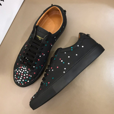 Givenchy 2019 Mens Star Leather Sneakers - 지방시 남성 스타 레더 스니커즈 Giv0160x.Size(240 - 270).블랙