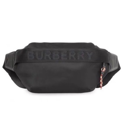 Burberry 2019 Nylon Belt Bag , 31cm - 버버리 2019 나일론 남여공용 벨트백 ,BURB0266,31cm,블랙