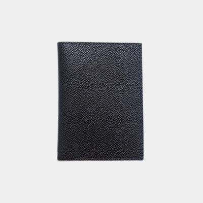 Thom Browne 2019 Leather Mens Passeport Case - 톰브라운 2019 레더 남성용 여권지갑 TBW0012,블랙