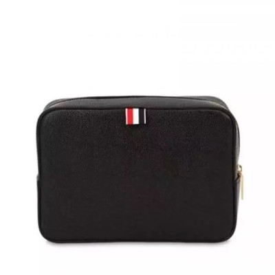 Thom Browne 2019 Leather Clutch Bag ,24cm - 톰브라운 2019 남성용 레더 클러치백 THOB0054,24cm,블랙