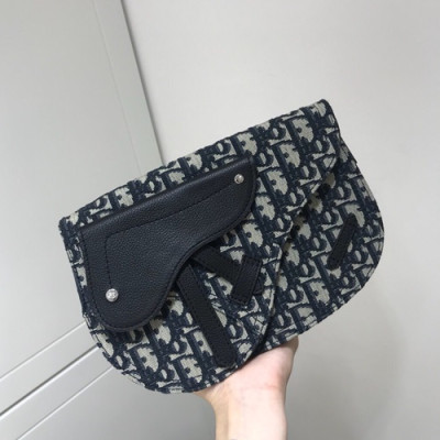 Dior 2019 Saddle Shoulder Bag ,24CM - 디올 2019 남여공용 새들 숄더백,DIOB0111,24CM,블랙