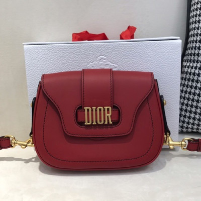 Dior 2019 Leather Saddle Shoulder Bag ,22.5CM - 디올 2019 레더 새들 숄더백,DIOB0201,22.5CM,레드