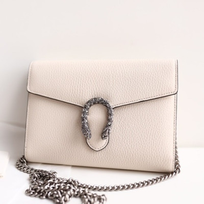Gucci Leather Mini Clutch Chain Shoulder Bag ,20CM - 구찌 레더 미니 여성용 클러치 체인 숄더백,401231,GUB0560 ,20cm,화이트