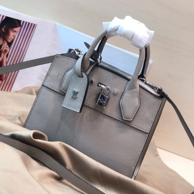 Louis Vuitton 2019 City Steamer Tote Shoulder Bag,22.5cm - 루이비통 2019 시티 스티머 토트 숄더백 M53804,LOUB1282,22.5cm,그레이