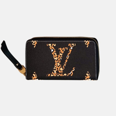 Louis Vuitton 2019 Monogram Zippy Wallet Purse M60017 - 루이비통 2019 모노그램 지피 월릿 장지갑 LOUW0135.Size(19cm).블랙
