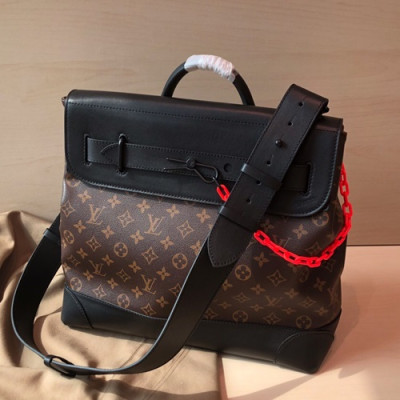 Louis Vuitton 2019 Steamer Tote Shoulder Bag,39cm - 루이비통 2019 스티머 토트 숄더백 M44473,LOUB1292,39cm,브라운