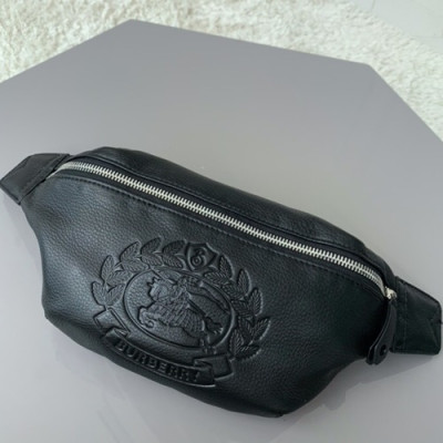 Burberry 2019 Leather Belt Bag , 31cm - 버버리 2019 레더 남여공용 벨트백 ,BURB0271,31cm,블랙