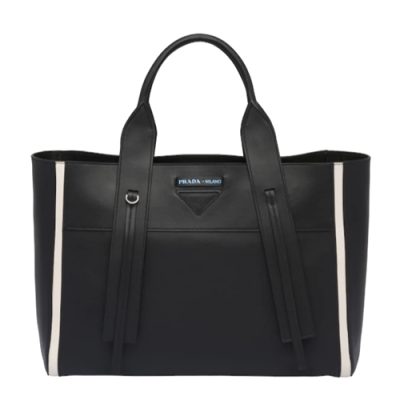 Prada 2019 Ouverture Tote Shopper Bag,40cm - 프라다 2019 우베르튀르 토트 쇼퍼백 ,1BG235-1,40cm,블랙