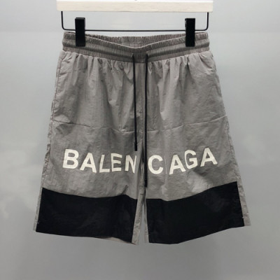 Balenciaga 2019 Mens Logo Training Half Pants - 발렌시아가 남성 로고 트레이닝 반바지 Bal0210x.Size(m - 3xl).그레이