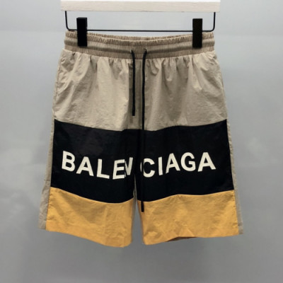 Balenciaga 2019 Mens Logo Training Half Pants - 발렌시아가 남성 로고 트레이닝 반바지 Bal0211x.Size(m - 3xl).카멜