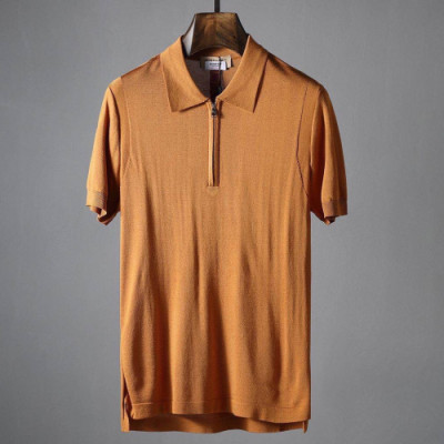 Burberry 2019 Mens Logo Polo Short Sleeved Tshirt - 버버리 남성 로고 폴로 반팔티 Bur0831x.Size(m - 3xl).2컬러(블랙/오렌지)