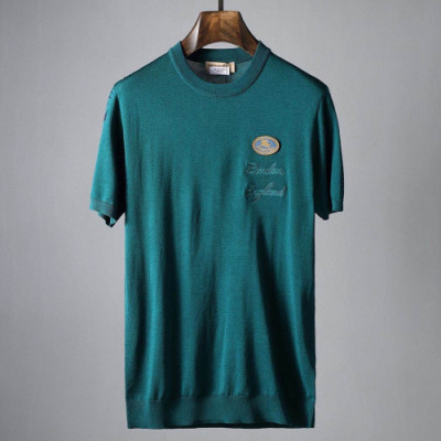 Burberry 2019 Mens Logo Short Sleeved Tshirt - 버버리 남성 로고 반팔티 Bur0832x.Size(m - 3xl).3컬러(네이비/그린/그레이)