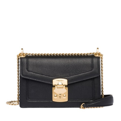 MiuMiu 2019 Chain Shoulder Cross Bag,22cm - 미우미우 2019 체인 숄더 크로스백,5BD083, MIUB0108 , 22cm,블랙