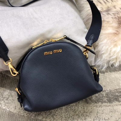 MiuMiu 2019 Shoulder Cross Bag,24cm - 미우미우 2019 숄더 크로스백,5BH092 , MIUB0121 , 24cm,네이비