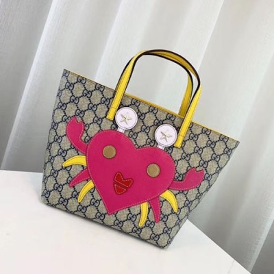Gucci 2019 Supreme Mini Tote Bag,21CM - 구찌 2019 수프림 여성용 토트백 550758,GUB0594,21CM,핑크