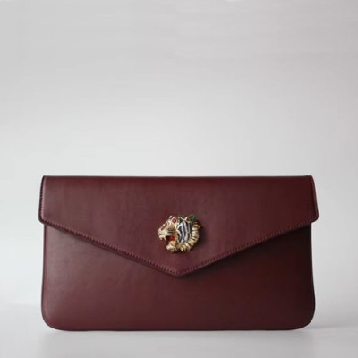 Gucci 2019 Rajah Leather Clutch Bag ,32CM - 구찌 2019 라자 레더 여성용 클러치백 551522,GUB0605 ,32cm,와인