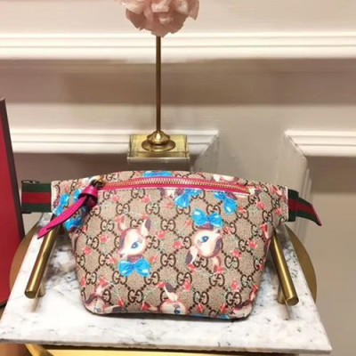 Gucci GG Supreme Print Belt Bag,22CM - 구찌 GG 수프림 프린트 벨트백 502095,GUB0608,22CM,브라운
