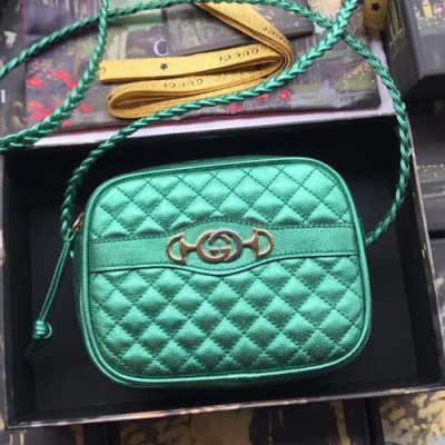 Gucci 2019 Laminated Leather Women Shoulder Bag ,17CM - 구찌 2019 라미네이트 레더 여성용 숄더백 GUB0623,17CM,그린