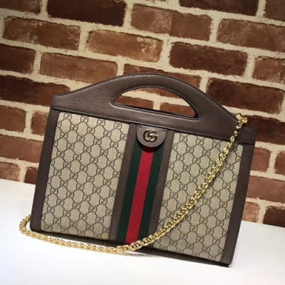Gucci 2019 GG Ophidia Women Shoulder Bag,35CM - 구찌 2019 GG 오피디아 여성용 숄더백 GUB0629,35CM,브라운