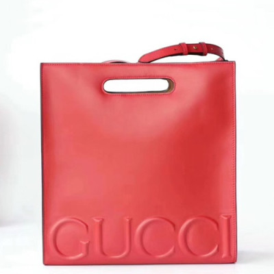 Gucci 2019 Leather Tote Bag,38CM - 구찌 2019 레더 토트백 GUB0646,38CM,레드