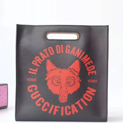 Gucci 2019 Leather Tote Bag,38CM - 구찌 2019 레더 토트백 GUB0649,38CM,블랙