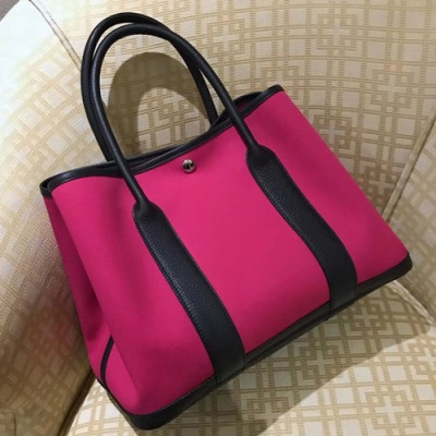 Hermes Garden Party Tote Bag ,30/36cm - 에르메스 가든파티 여성용 토트백 HERB0722,30/36cm,핑크