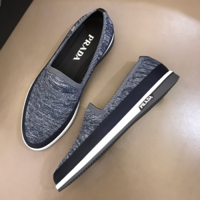 Prada 2019 Mens Business Casual Logo Slip-on - 프라다 남성 비지니스 캐쥬얼 로고 슬립온 Pra0649x.Size(240 - 270).다크그레이