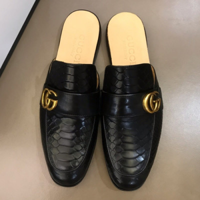 [커스텀급]Gucci 2019 Mens Vintage GG Logo Blopper-mule - 구찌 남성 GG 빈티지 로고 블로퍼뮬 Guc01194x.Size(240 - 275).블랙