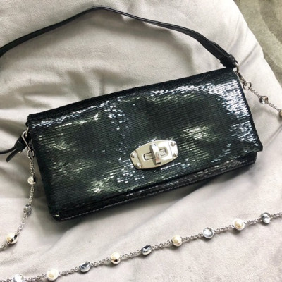 MiuMiu 2019 Matelasse Spangle Tote Shoulder Cross Bag,28cm - 미우미우 2019 마틀라세 스팽글 토트 숄더 크로스백,5BD233, MIUB0321, 28cm,블랙